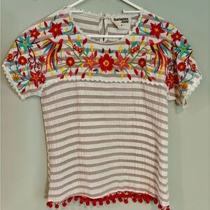 Savannah Jane embroidered women’s top